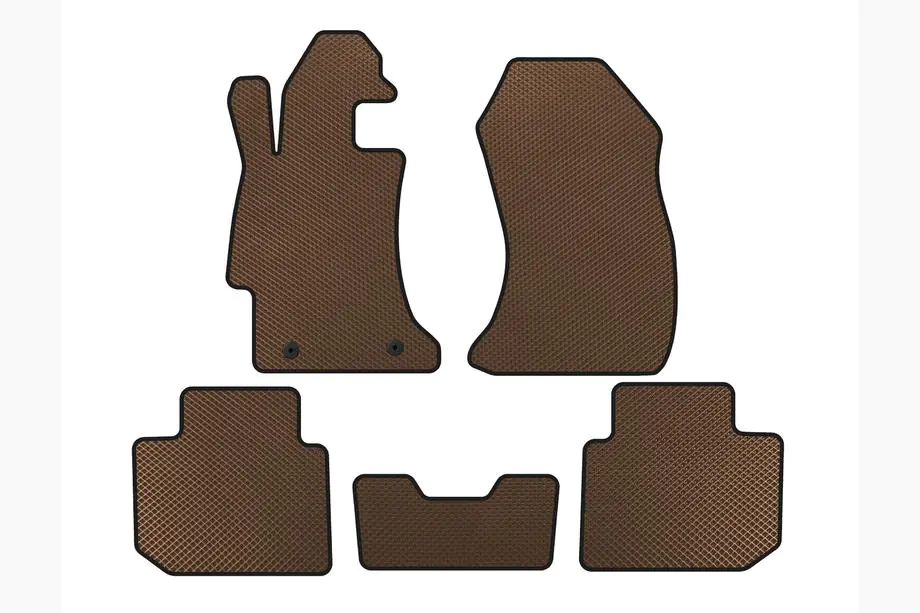 Subaru Impreza 2011-2016 Tappetini EVA (SD, Marrone) Image