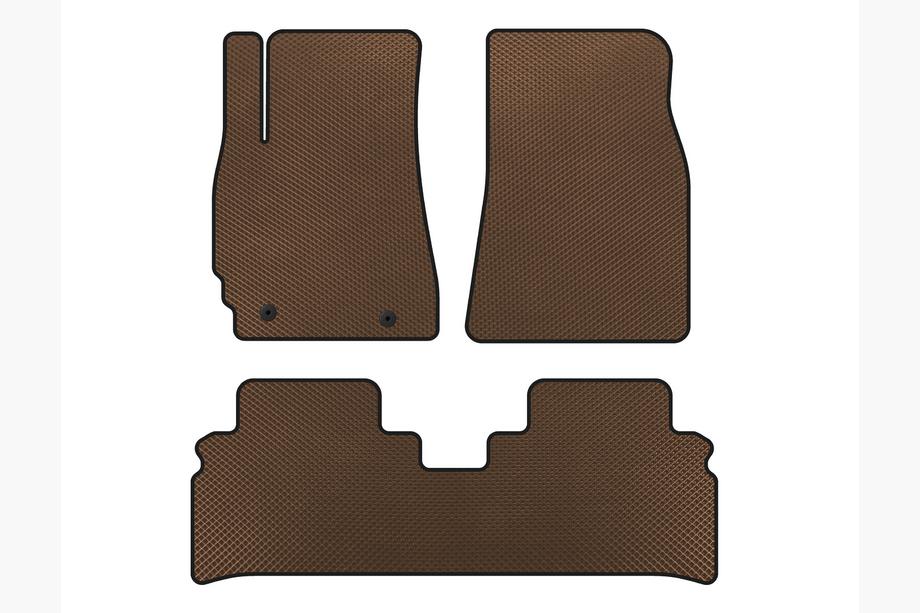 Toyota Highlander 2000-2008 Tappetini EVA (Marrone) Image