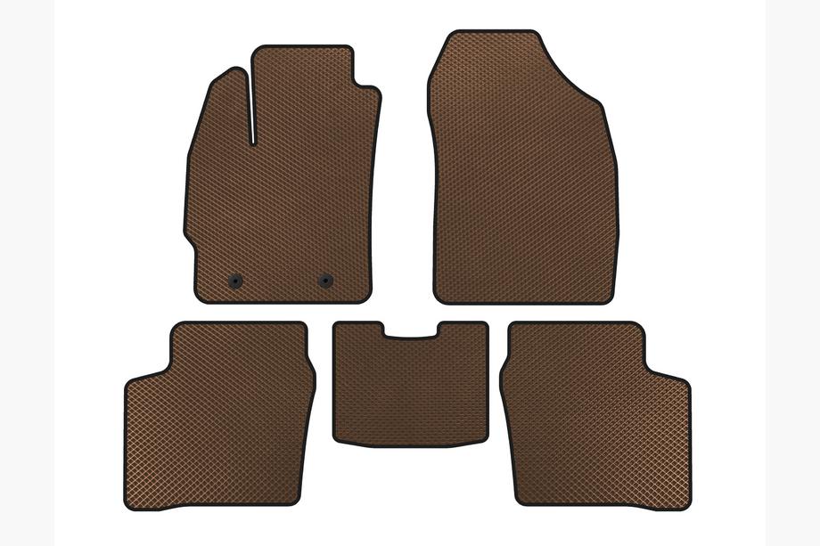 Toyota Prius 2003-2009 Tappetini EVA (LB, Marrone) Image