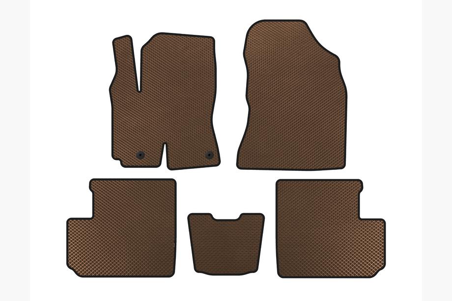 Toyota Rav 4 2001-2005 Tappetini EVA (Marrone) Image