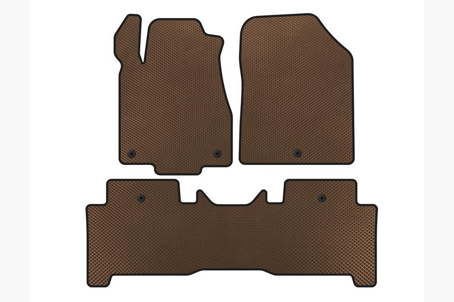 Acura MDX 2007-2013 Tappetini EVA (2 File, Marrone) Image