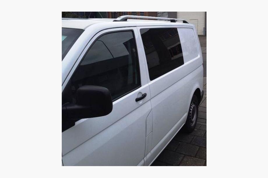 Volkswagen T5 2010-2015 Barre portatutto CROWN (grigio opaco) Passo Lungo Foto 12