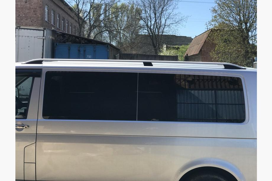 Volkswagen T5 Transporter 2003-2010 Barre portatutto CROWN (grigio opaco) Passo Corto Foto 7