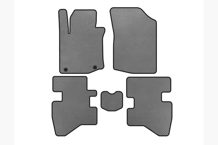 Citroen C-1 2005-2014 Tappetini EVA (HB, Grigio) Image