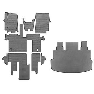 Tappetini EVA (abitacolo completo, 1+1, 5/9 posti, Grigio)