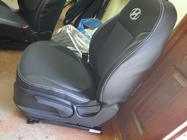 Hyundai Accent 2011-2017 Coprisedi Auto (Similpelle↗Tessuto, Premium) foto 5