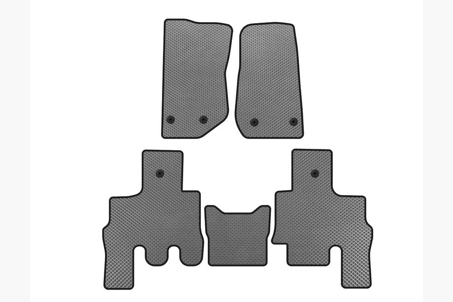 Jeep Wrangler 2007-2017 Tappetini EVA (Grigio) Image