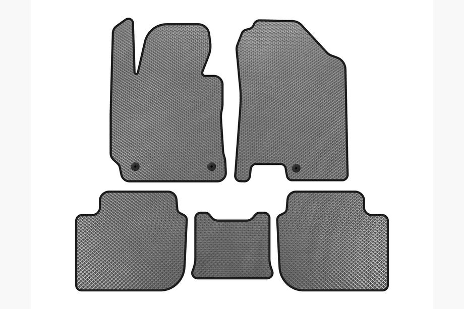 Kia Cerato 3 2013-2018 Tappetini EVA (SD, Grigio) Image