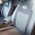 Kia Ceed 2012-2018 Coprisedi Auto (Similpelle↗Tessuto, Premium) foto 8