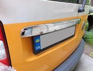 Volkswagen Caddy 2010-2015 Modanatura cromata sopra la targa (2 porte, acciaio inox) foto 2