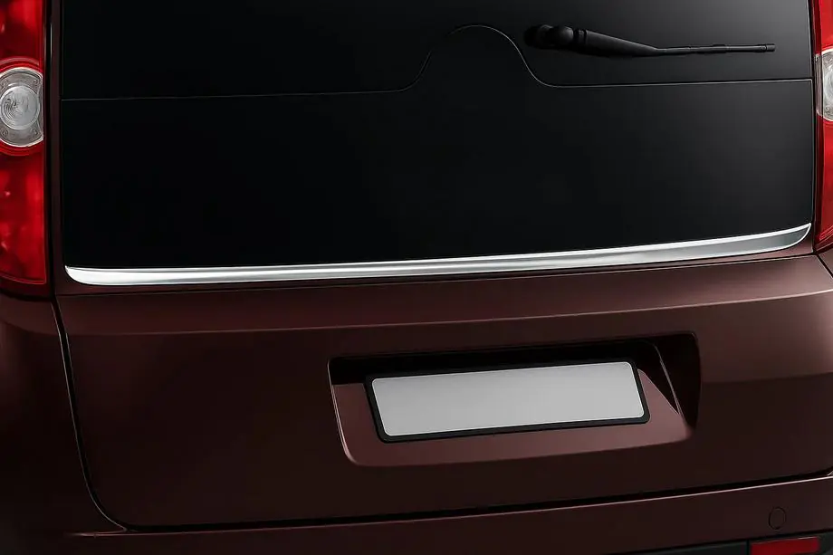 Opel Combo 2012-2018 Cornice Vetro Posteriore in Acciaio Inox Image