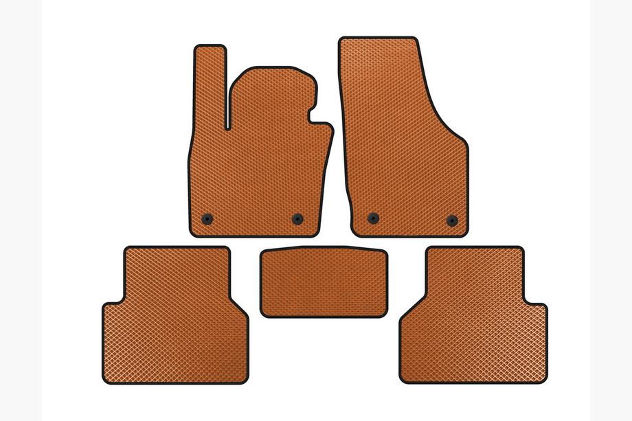 Audi Q3 2011-2019 Tappetini EVA (Arancione) Image