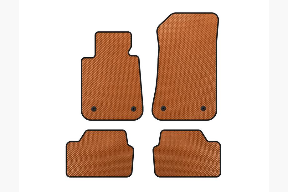 BMW 1 Series E81/E82/E87/E88 2004-2011 Tappetini EVA (Arancione) Image