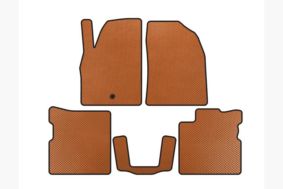 Chevrolet HHR 2005-2011 Tappetini EVA (Arancione) Image