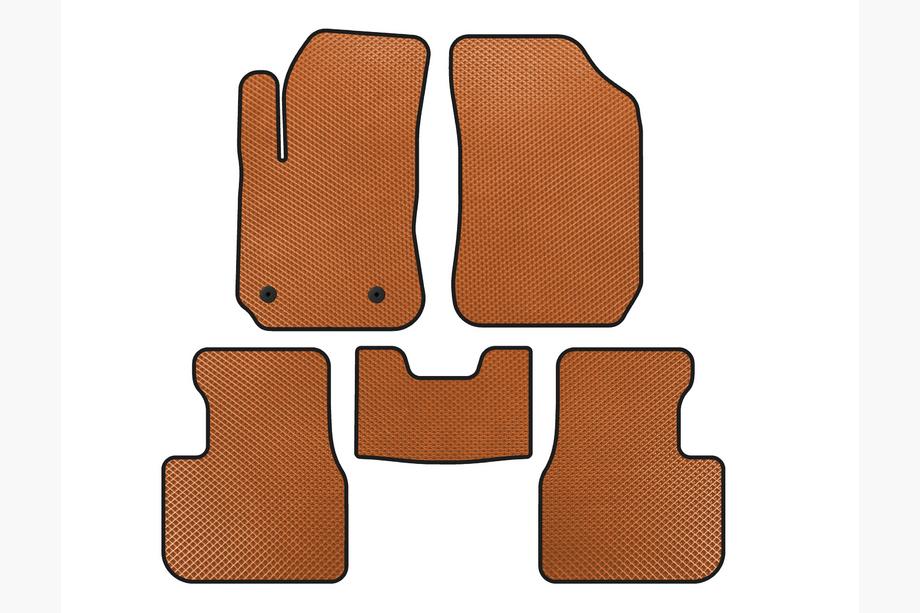 Citroen Cactus 2014-2020 Tappetini EVA (Arancione) Image