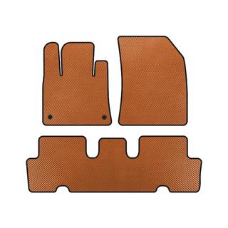 Tappetini EVA V1 (2 File, Arancione) Citroen C-4 Picasso 2013–2022