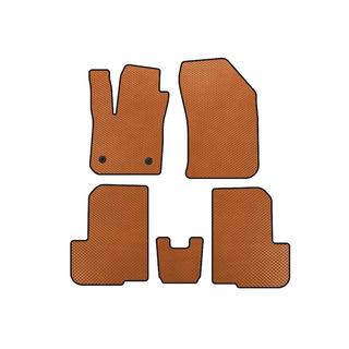 Tappetini EVA (2 File, 7 Posti, Arancione) Dacia Lodgy 2012-2022