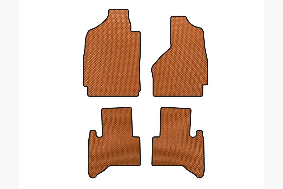 Dodge RAM (DR/DH/D1/DC/DM) 2002–2009 Tappetini EVA (2002-2009, Arancione) Image