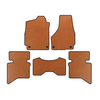 Tappetini EVA (2009+, 5 posti/Doppia cabina, Arancione) Dodge RAM (DS/DJ/D2) 2009–2024