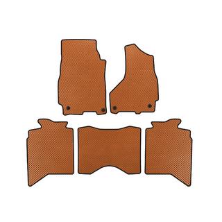 Tappetini EVA (2013+, 5 posti, Arancione) Dodge RAM (DS/DJ/D2) 2009–2024