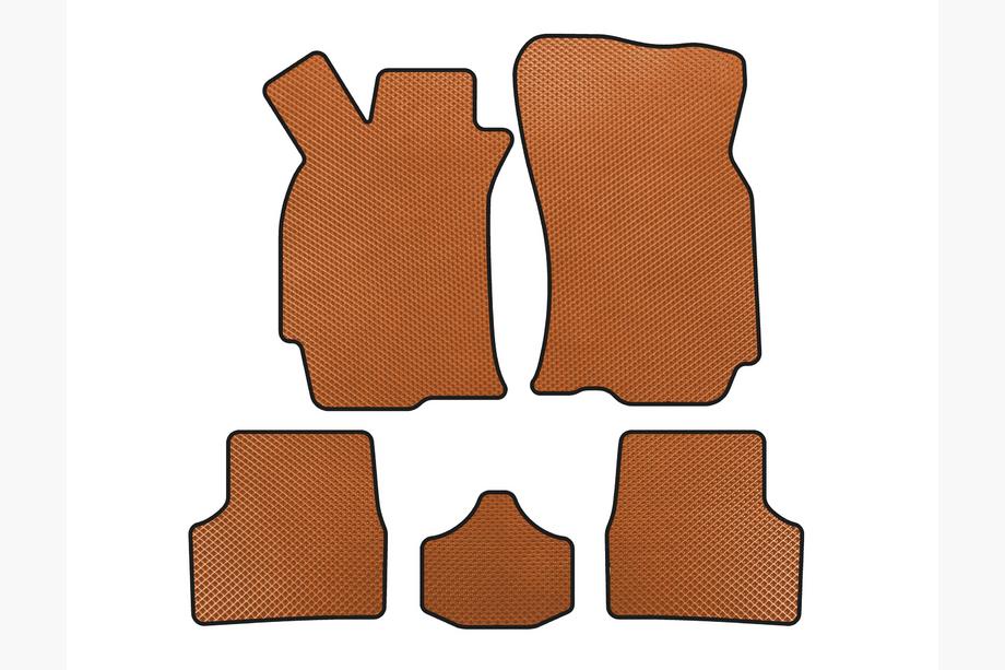 Fiat Albea 2002-2012 Tappetini EVA (SD, Arancione) Image