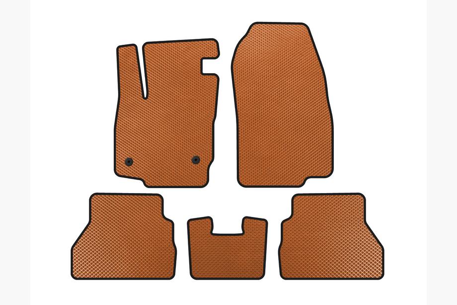 Ford B-Max 2012-2017 Tappetini EVA (Arancione) Image