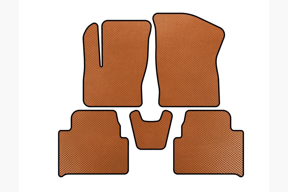 Ford C-Max 2004-2010 Tappetini EVA (Arancione) Image