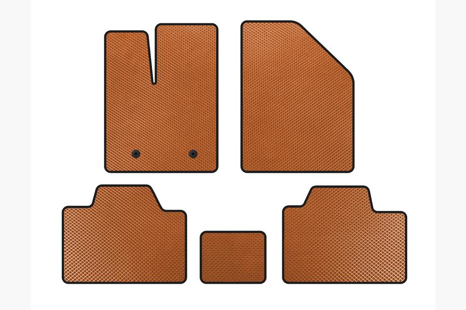 Ford Edge 2006-2014 Tappetini EVA (Arancione) Image