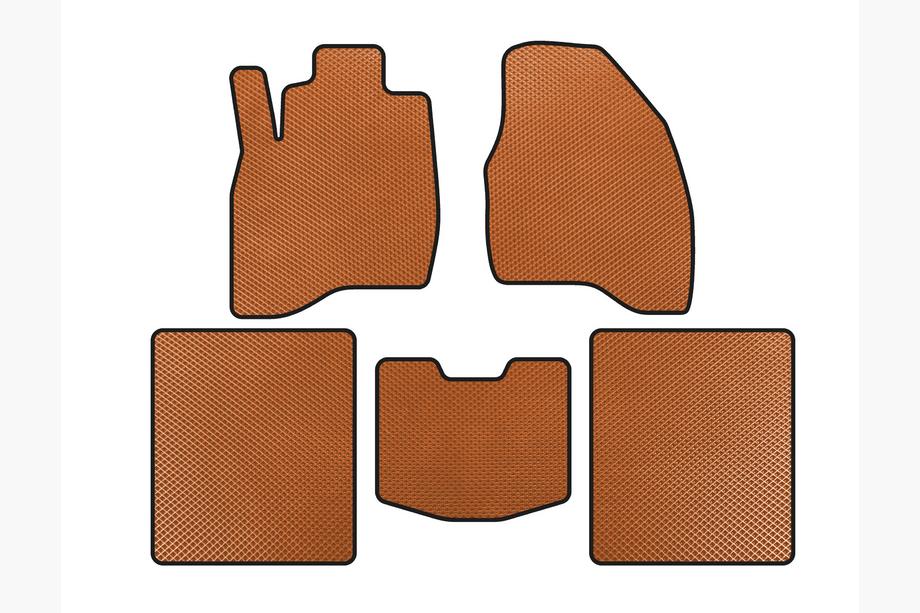 Ford Explorer 2011-2019 Tappetini EVA (2015-2019, 5 posti, Arancione) Image