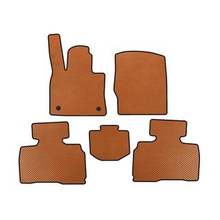 Tappetini EVA (2 File, 7 Posti, Arancione)