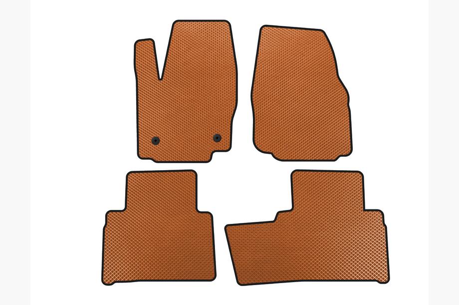 Ford Galaxy 2007-2015 Tappetini EVA (2 File, Arancione) Image