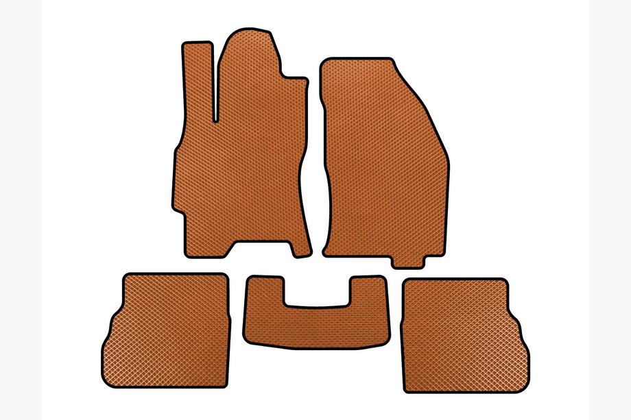 Ford Mondeo 1996-2001 Tappetini EVA (SD, Arancione) Image