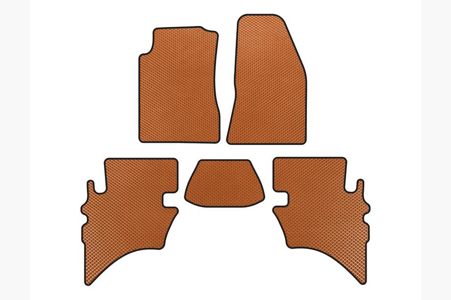 Ford Ranger 2002-2006 Tappetini EVA (Arancione) Image