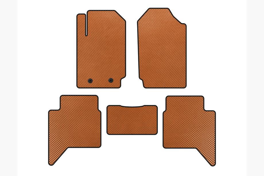Ford Ranger 2011–2022 Tappetini EVA (Arancione) Image