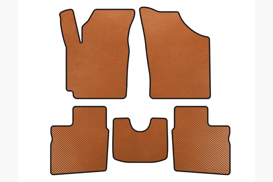 Geely CK-1 2005-2008 Tappetini EVA (2005-2009, SD, Arancione) Image