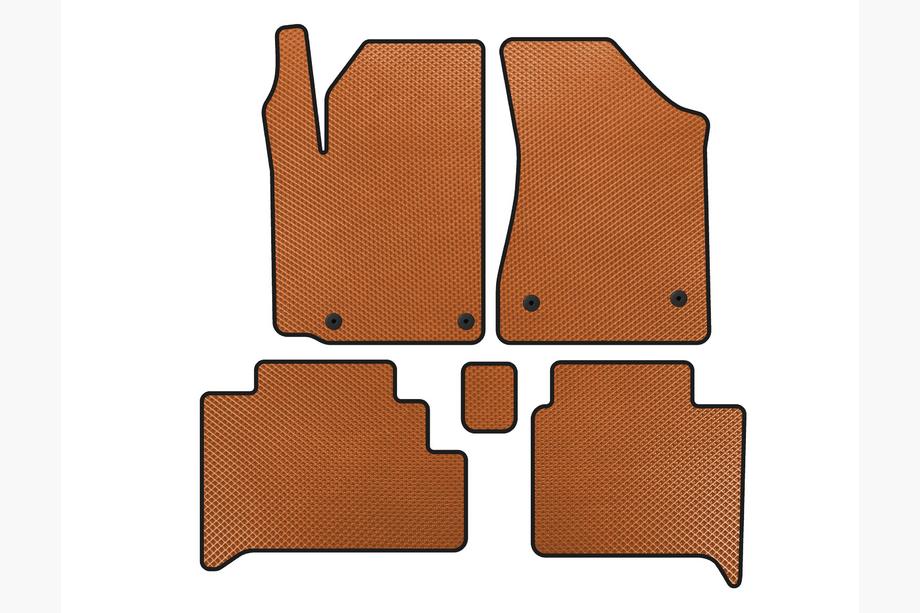 Geely GC-5 2010-2015 Tappetini EVA (HB, Arancione) Image