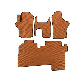 Tappetini EVA (2004-2007, 2 File, 8 Posti, Arancione) Hyundai H200, H1, Starex 1998-2007