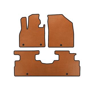Tappetini EVA (2 File, 7 Posti, Arancione)