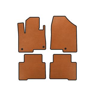 Tappetini EVA (2 File, per Grand, Arancione) Hyundai Santa Fe 4 2018-2023