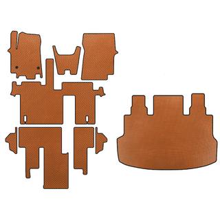 Tappetini EVA (abitacolo completo, 1+1, 5/9 posti, Arancione)