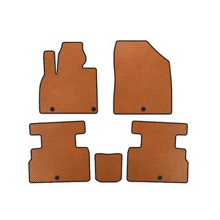 Tappetini EVA (2 File, 7 Posti, Arancione)