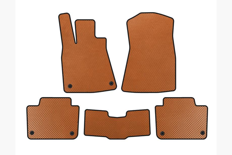 Lexus GS 2005-2011 Tappetini EVA (SD, Arancione) Image