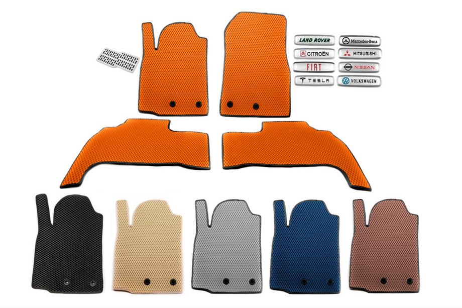 Mazda 2 2007-2014 Tappetini EVA (Arancione) Image