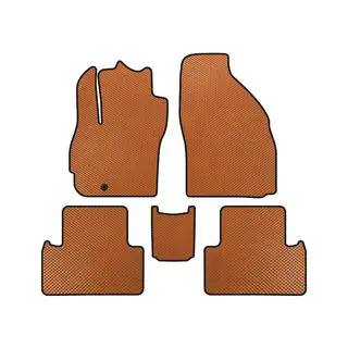 Tappetini EVA (2 File, 7 Posti, Arancione)