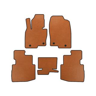 Tappetini EVA (2 File, 7 Posti, Arancione)