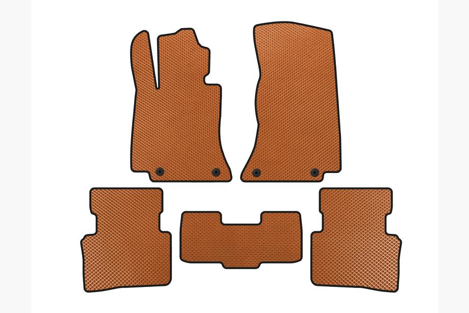 Mercedes C-class W206 2022- Tappetini EVA (SD, Arancione) Image