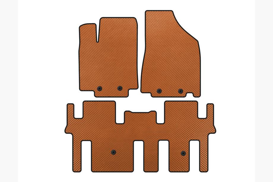 Nissan Pathfinder R52 2012-2021 Tappetini EVA (2 File, Arancione) Image
