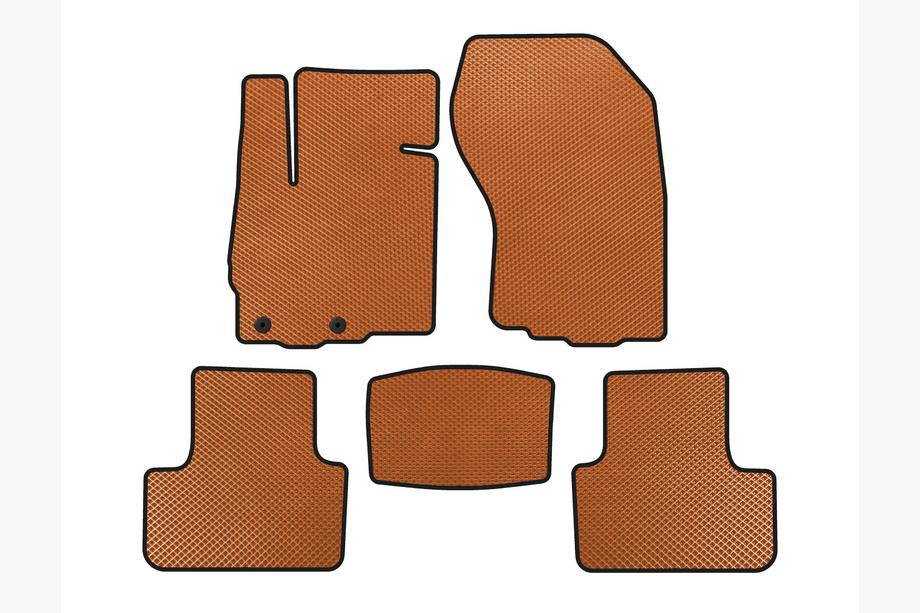 Peugeot 4008 2012-2017 Tappetini EVA (Arancione) Image