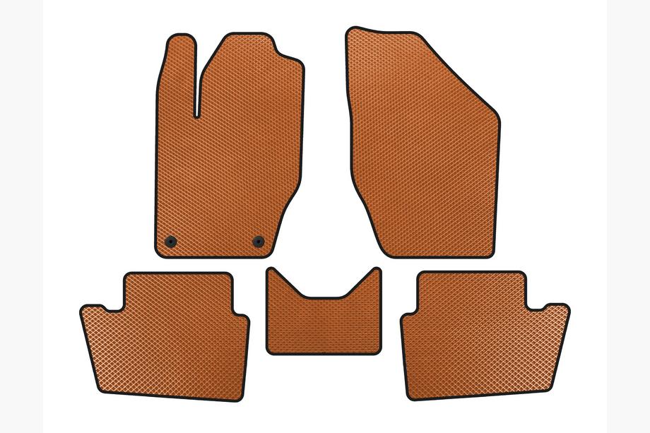 Peugeot 408 2010-2018 Tappetini EVA (Arancione) Image