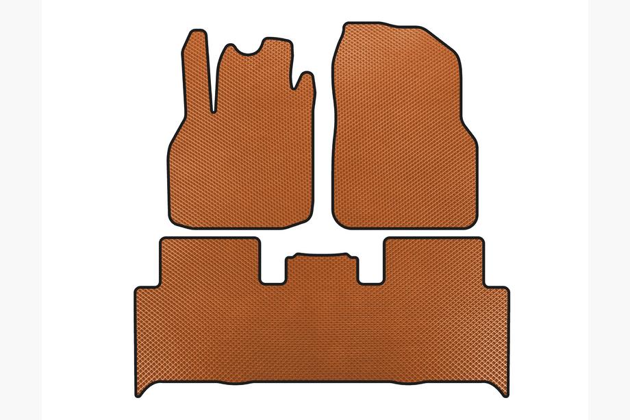 Renault Scenic/Grand 2003-2009 Tappetini EVA (2 File, Arancione) Image